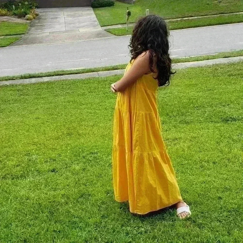 Chelsea & Violet Yellow Linen dress - Picture 2 of 5